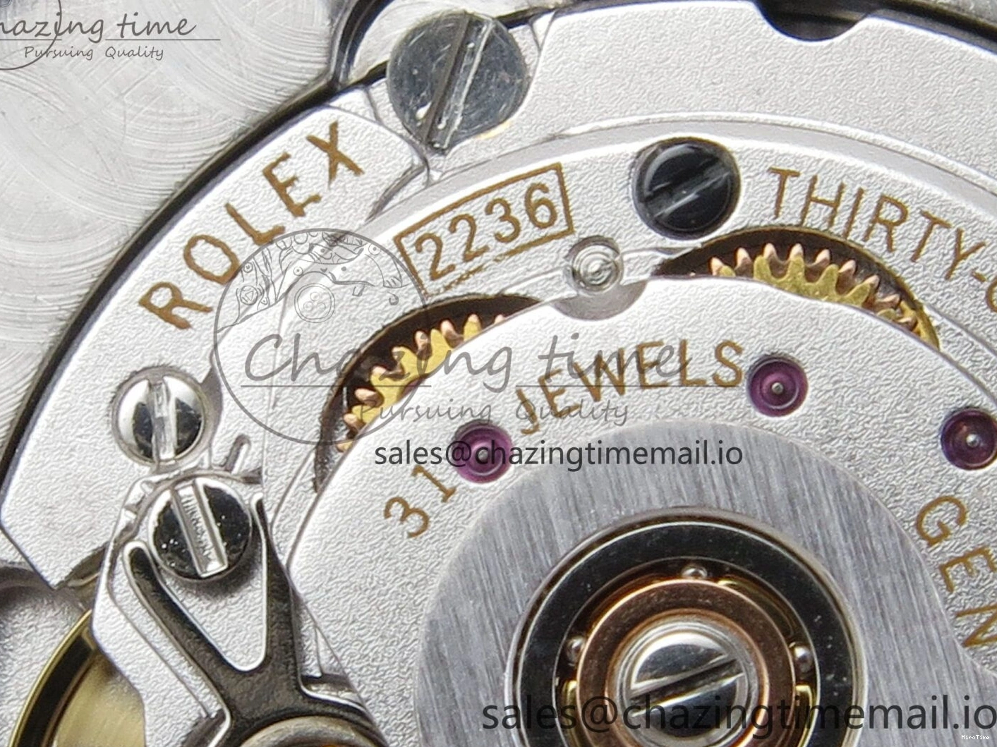 MiroTime 1226 DateJust 31 278274 THBF 1:1 Best Edition 904L Steel RG Roman Dial Diamonds Bezel on SS Jubilee Bracelet HZ Cal. Modern 37